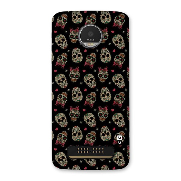 Skull Pattern Back Case for Moto Z Play