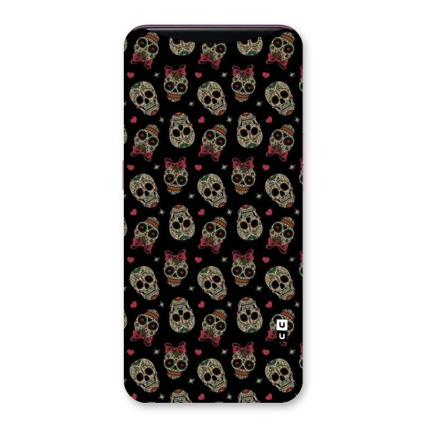 Skull Pattern Back Case for Oppo Find X