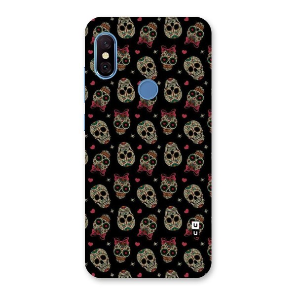 Skull Pattern Back Case for Redmi Note 6 Pro