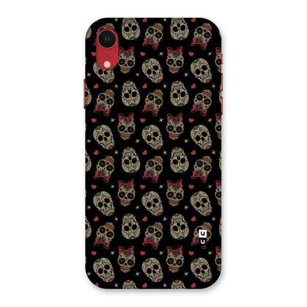 Skull Pattern Back Case for iPhone XR