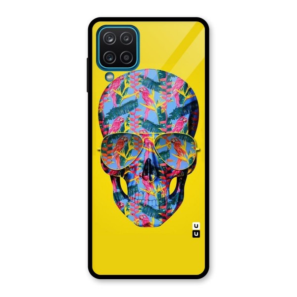 Skull Swag Glass Back Case for Galaxy A12