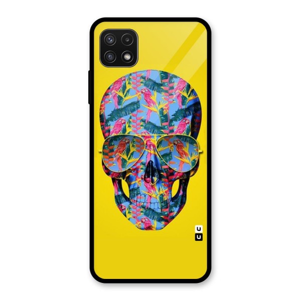 Skull Swag Glass Back Case for Galaxy A22 5G