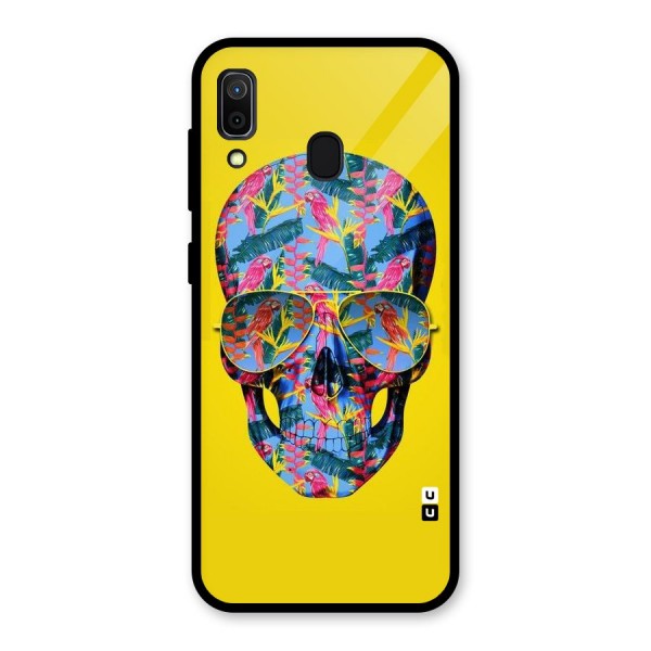 Skull Swag Glass Back Case for Galaxy A30