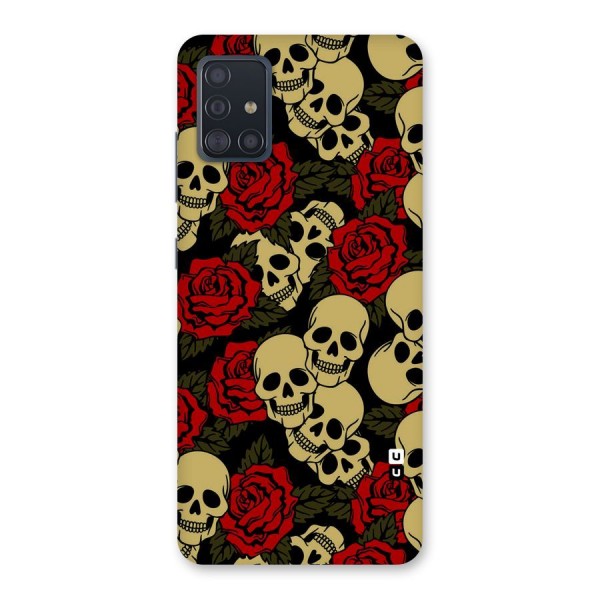 Skulled Roses Back Case for Galaxy A51