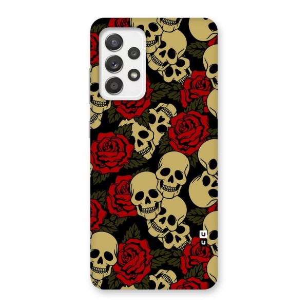 Skulled Roses Back Case for Galaxy A52