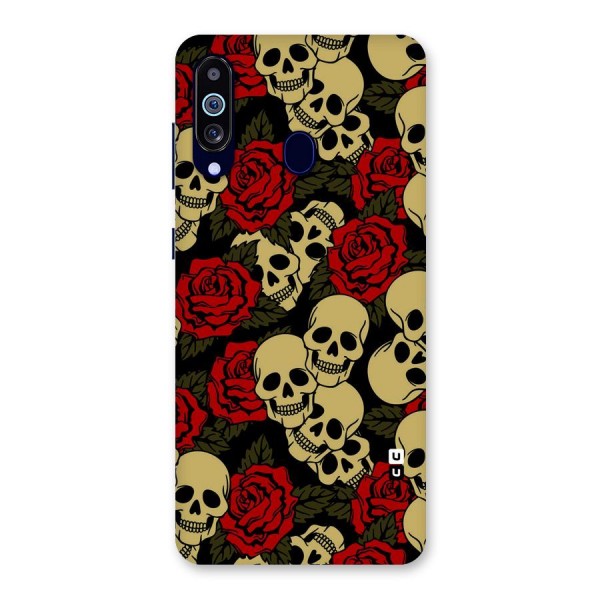 Skulled Roses Back Case for Galaxy A60