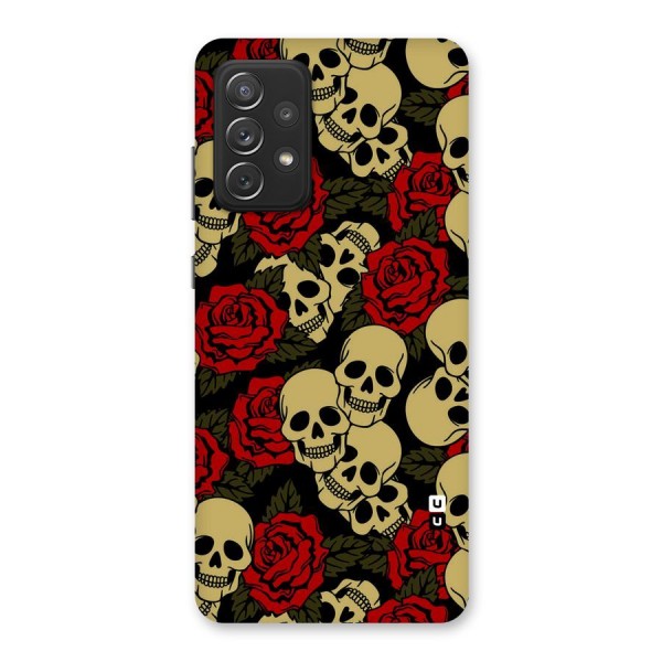 Skulled Roses Back Case for Galaxy A72