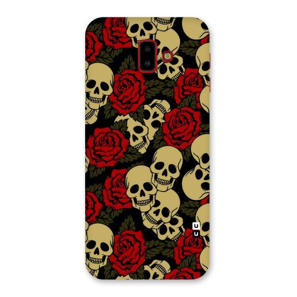 Skulled Roses Back Case for Galaxy J6 Plus