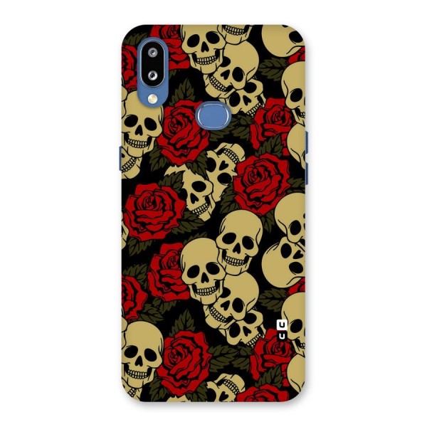 Skulled Roses Back Case for Galaxy M01s