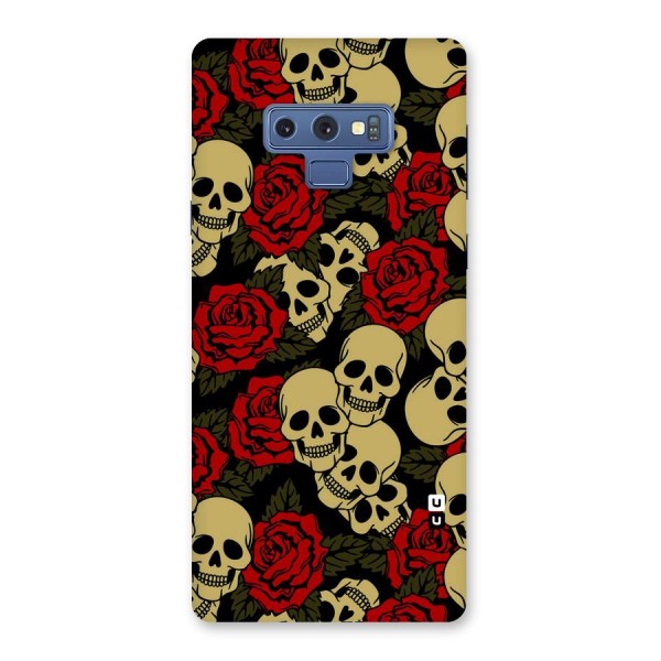 Skulled Roses Back Case for Galaxy Note 9