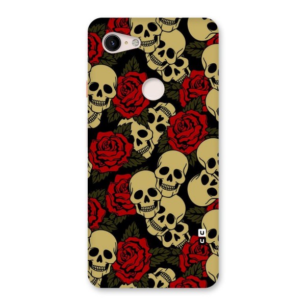 Skulled Roses Back Case for Google Pixel 3 XL