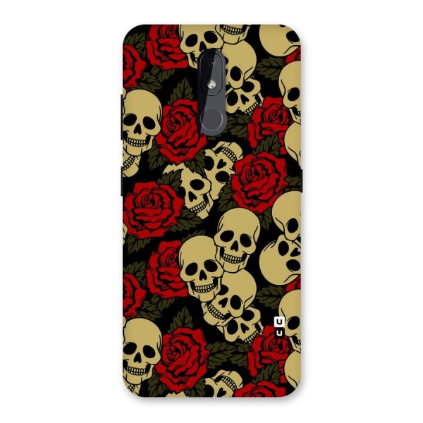 Skulled Roses Back Case for Nokia 3.2