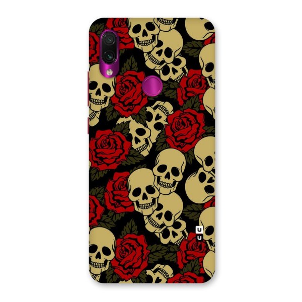 Skulled Roses Back Case for Redmi Note 7 Pro