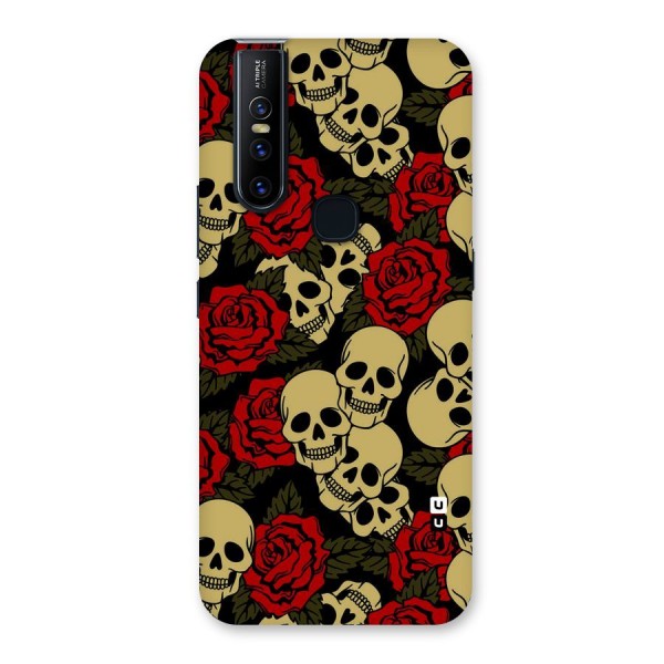 Skulled Roses Back Case for Vivo V15