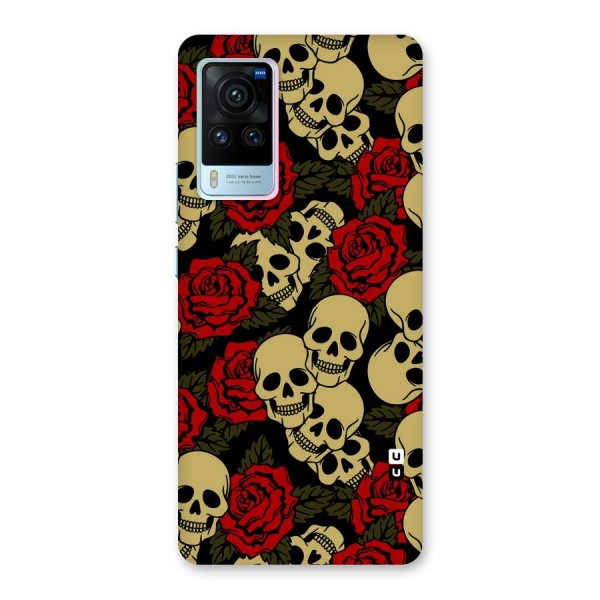 Skulled Roses Back Case for Vivo X60 Pro