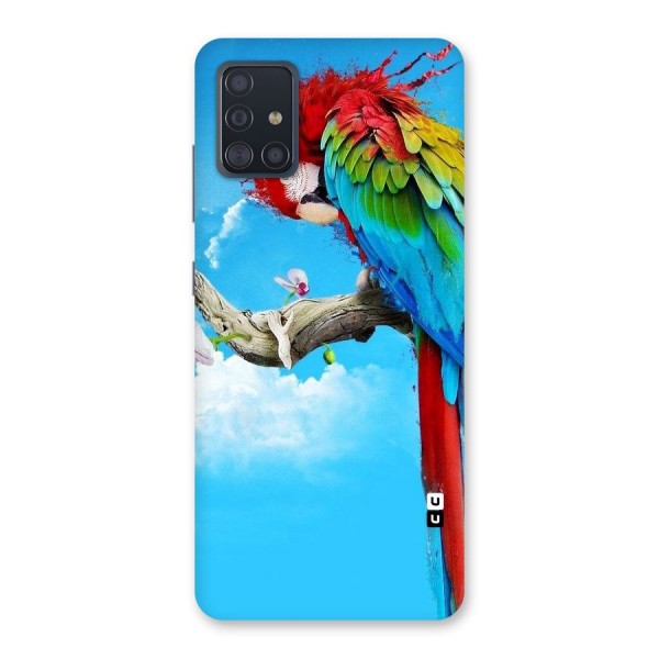 Sky Parrot Back Case for Galaxy A51