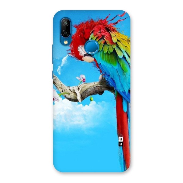 Sky Parrot Back Case for Huawei P20 Lite