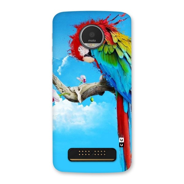 Sky Parrot Back Case for Moto Z Play