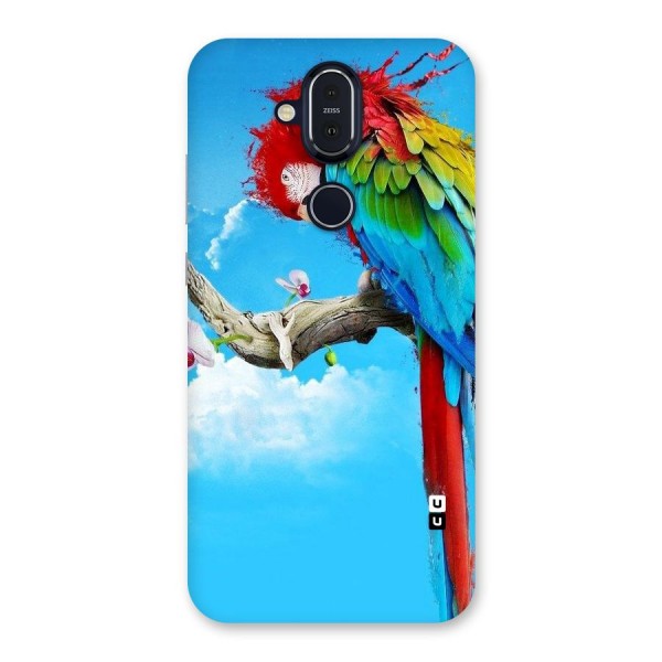 Sky Parrot Back Case for Nokia 8.1