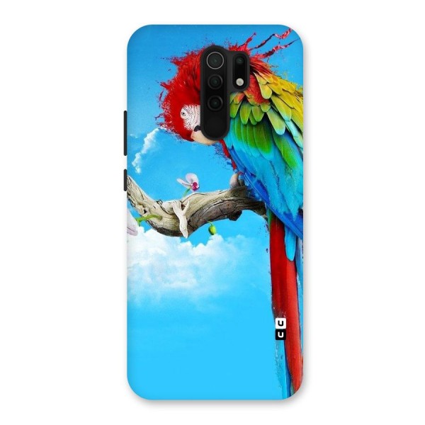 Sky Parrot Back Case for Redmi 9 Prime