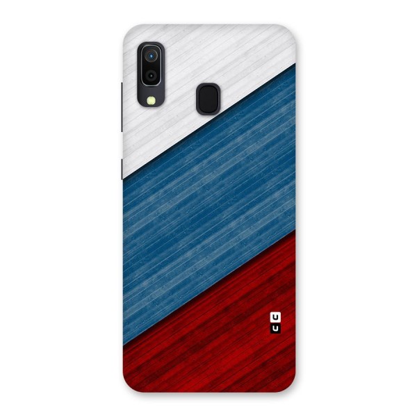 Slant Beautiful Stripe Back Case for Galaxy A20