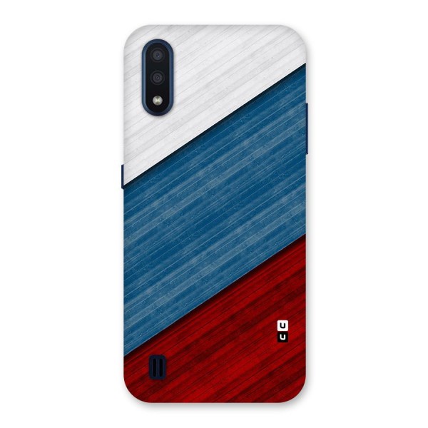 Slant Beautiful Stripe Back Case for Galaxy M01