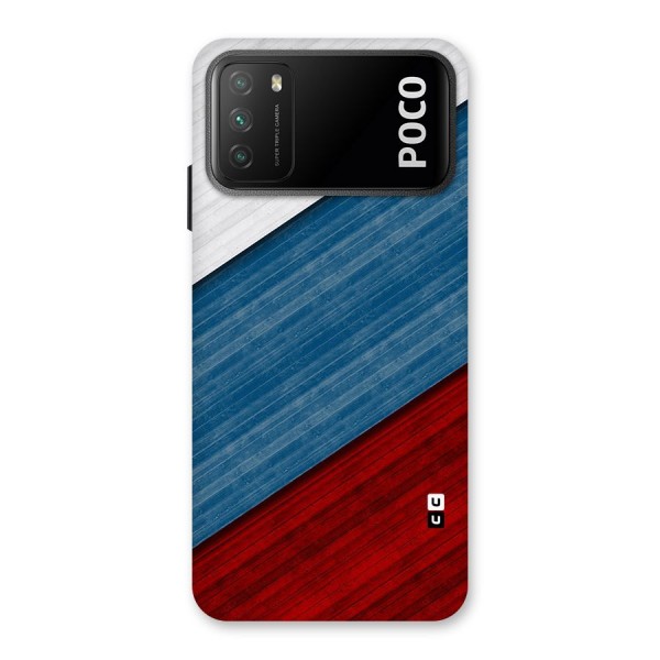 Slant Beautiful Stripe Back Case for Poco M3