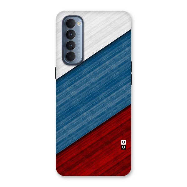 Slant Beautiful Stripe Back Case for Reno4 Pro