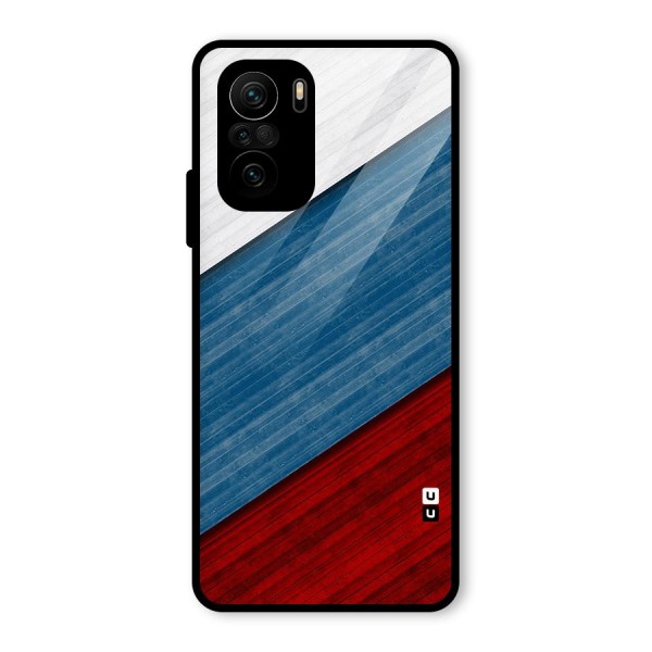 Slant Beautiful Stripe Glass Back Case for Mi 11x