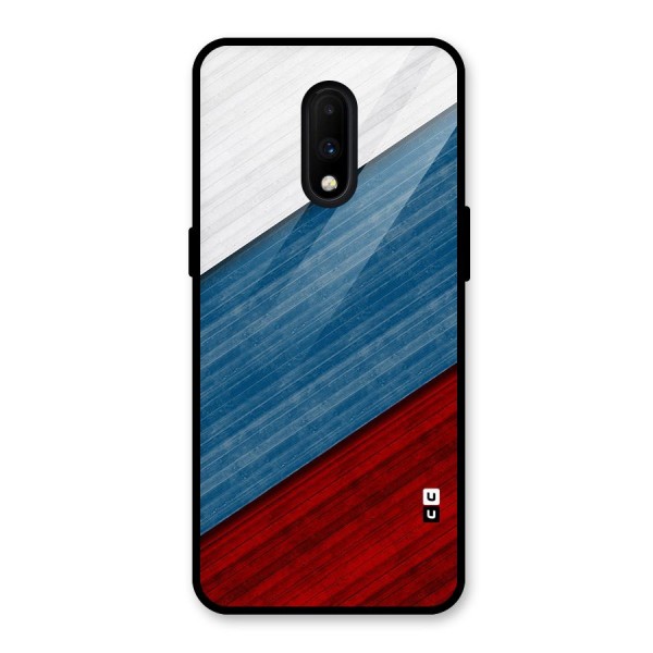 Slant Beautiful Stripe Glass Back Case for OnePlus 7