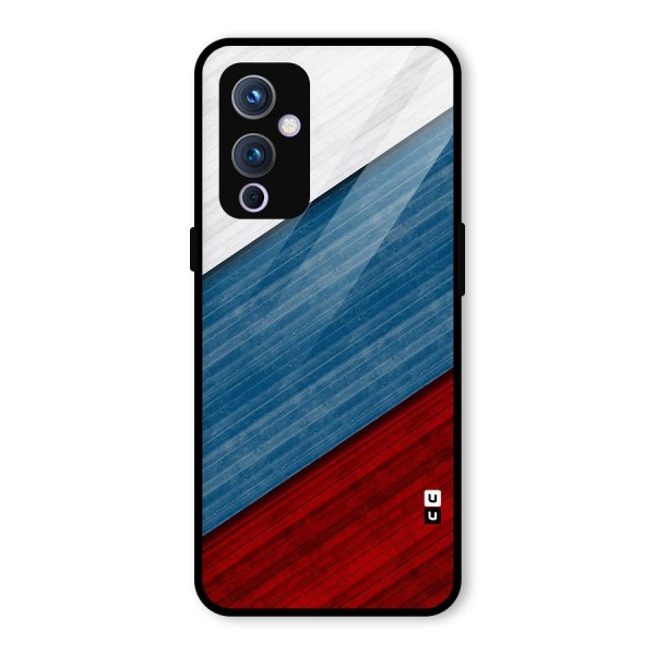 Slant Beautiful Stripe Glass Back Case for OnePlus 9