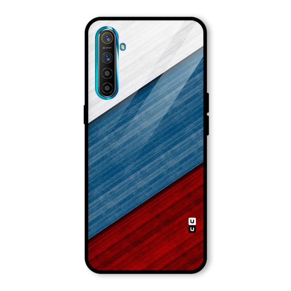 Slant Beautiful Stripe Glass Back Case for Realme X2