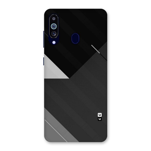 Slant Grey Back Case for Galaxy A60