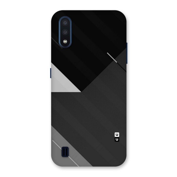 Slant Grey Back Case for Galaxy M01