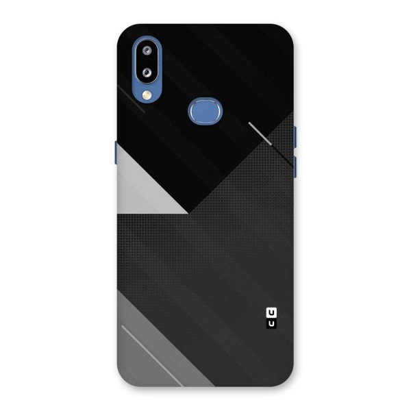 Slant Grey Back Case for Galaxy M01s