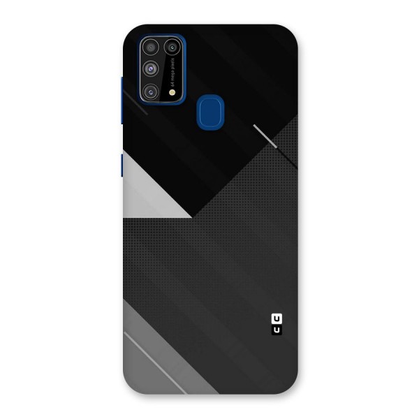 Slant Grey Back Case for Galaxy M31