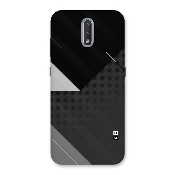 Slant Grey Back Case for Nokia 2.3