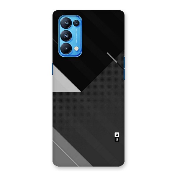 Slant Grey Back Case for Oppo Reno5 Pro 5G