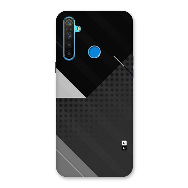 Slant Grey Back Case for Realme 5