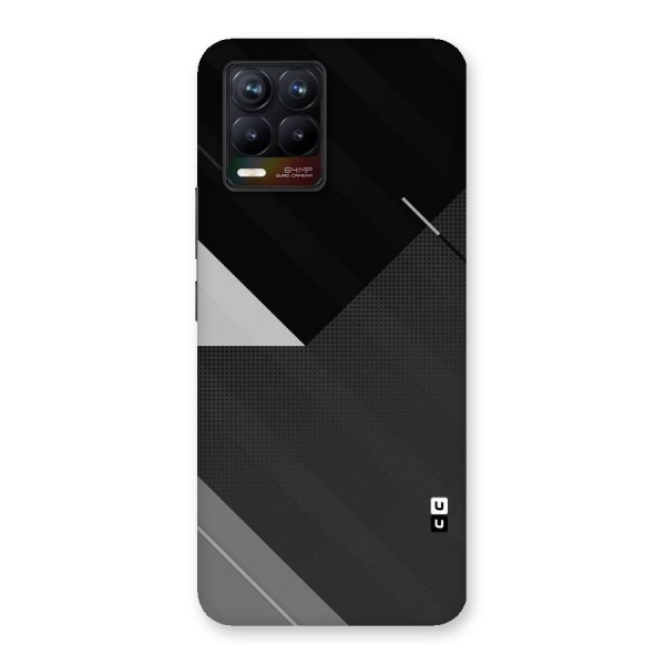 Slant Grey Back Case for Realme 8