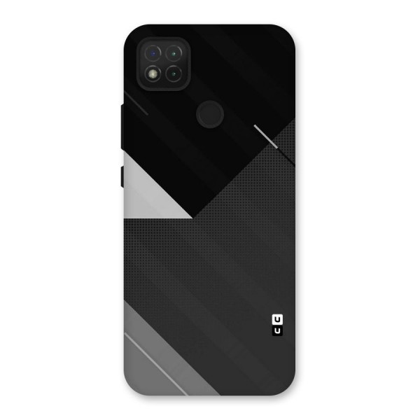 Slant Grey Back Case for Redmi 9C