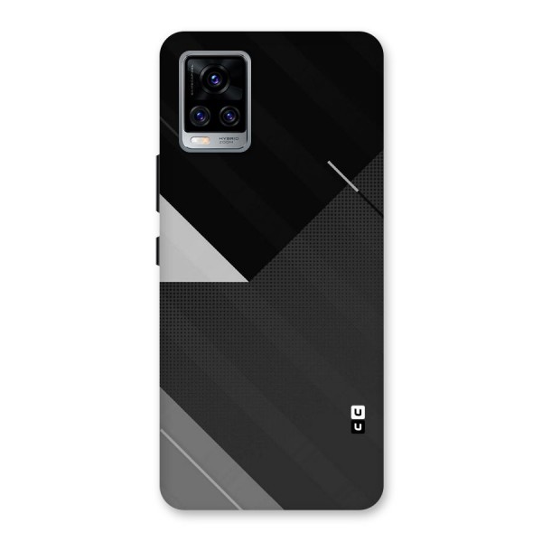 Slant Grey Back Case for Vivo V20 Pro