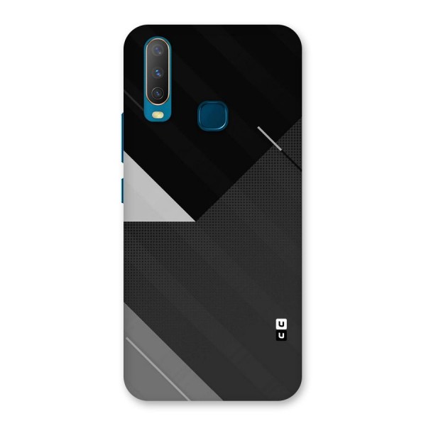 Slant Grey Back Case for Vivo Y15