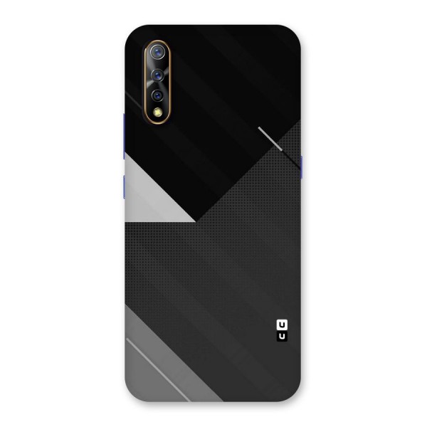 Slant Grey Back Case for Vivo Z1x