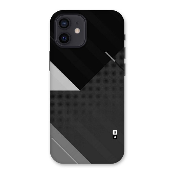 Slant Grey Back Case for iPhone 12