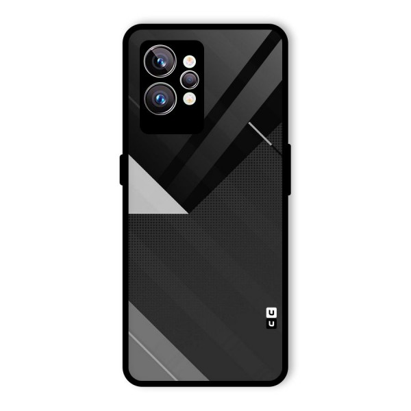 Slant Grey Glass Back Case for Realme GT2 Pro