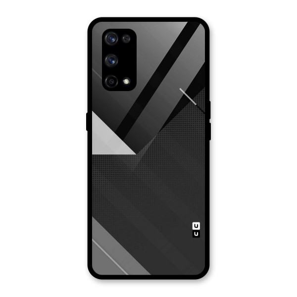 Slant Grey Glass Back Case for Realme X7 Pro