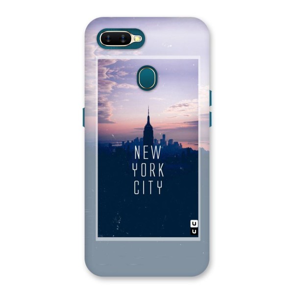 Sleepless City Back Case for Oppo A7