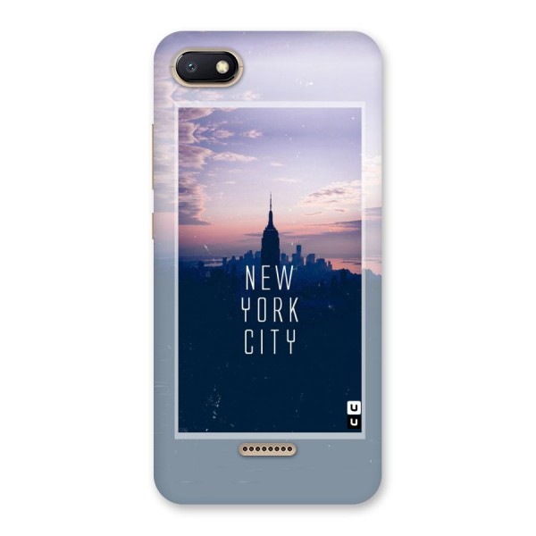 Sleepless City Back Case for Redmi 6A