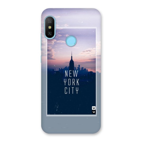 Sleepless City Back Case for Redmi 6 Pro